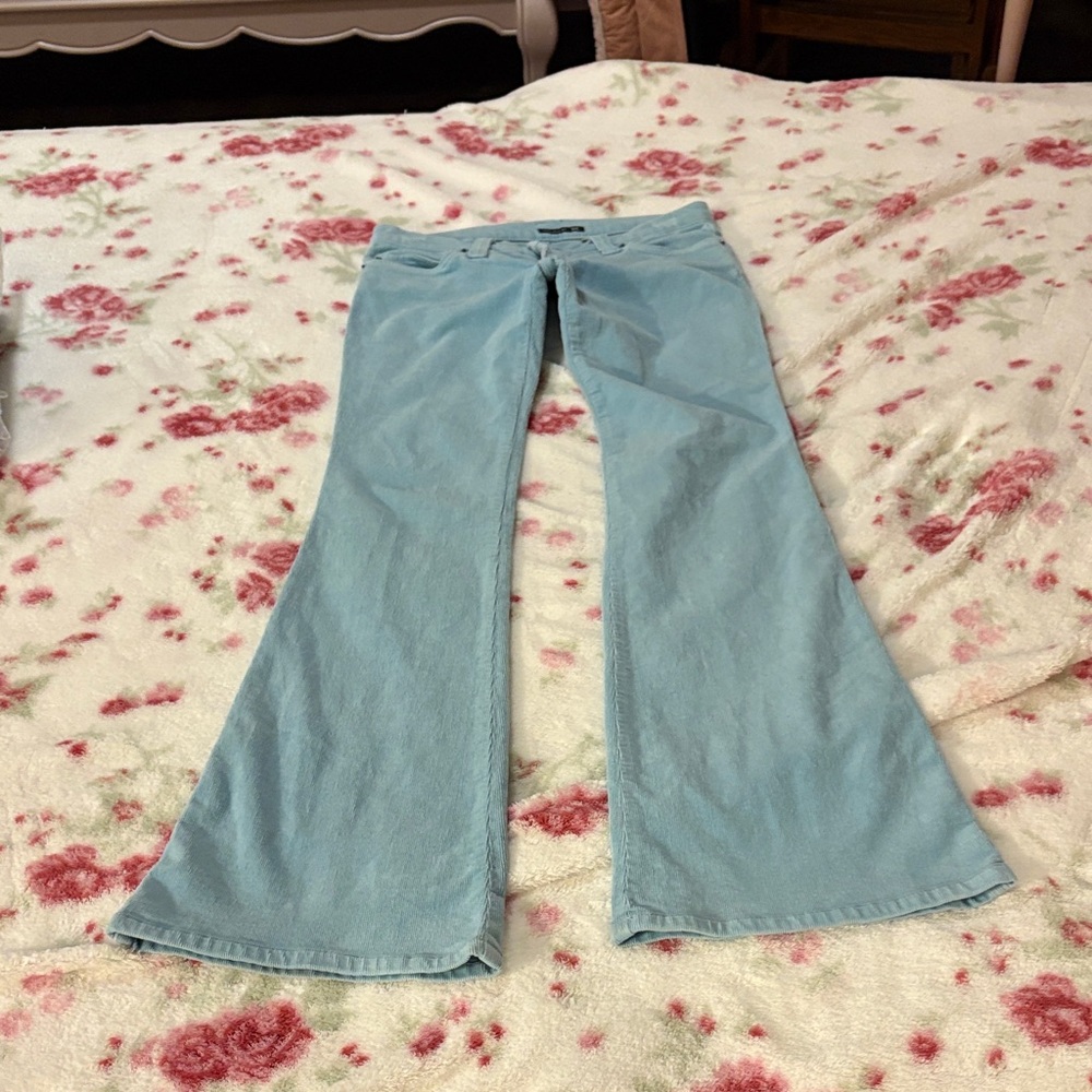 Vintage Frankie b corduroy flares size 2 baby blue